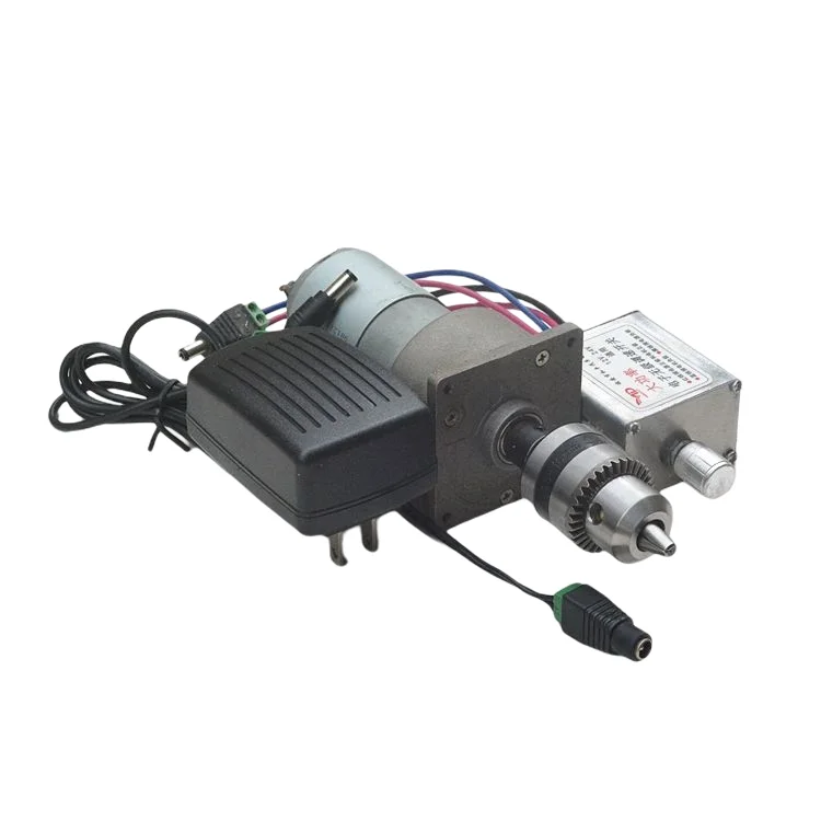 Speed reduction motor speed control 60 revolutions per minute with 10mm chuck low speed high torque can pull 30 pounds of force