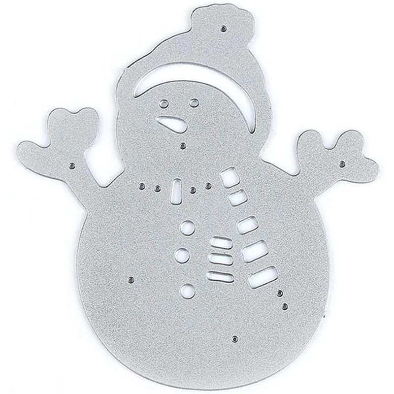 Newly launched in 2024  New models  Metal cutting mold  Decorative relief production for scrapbooks  DIY  Winter snowman  Metal