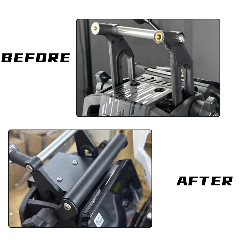 CFMOTO 450MT 2024 GPS 네비게이션 확장 바 휴대 전화 브래킷 홀더 핸들 바 익스텐더 CF MOTO 450 MT 핸드폰 스탠드