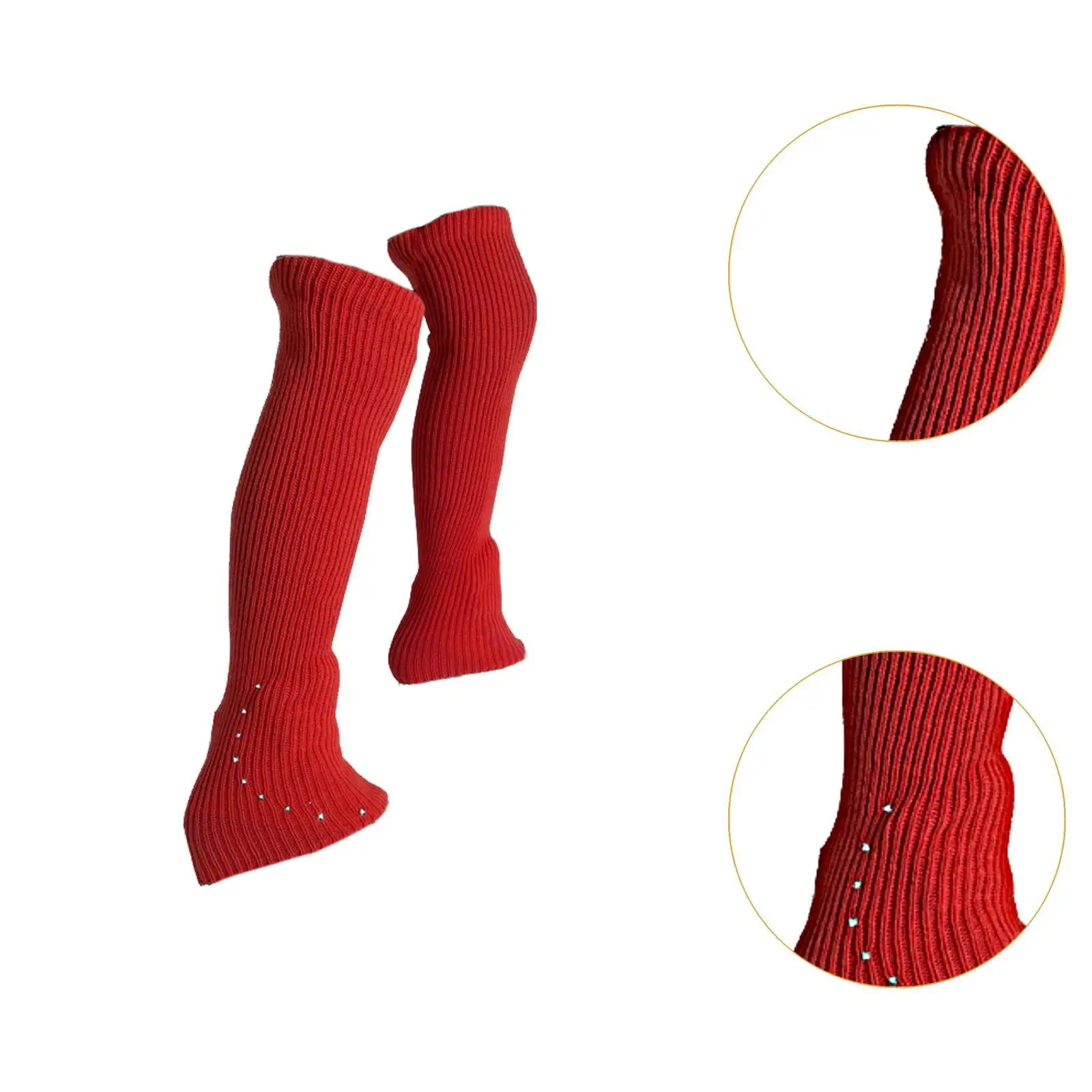 لوازم تدفئة الساق للتزلج، أزياء مريحة فوق الركبة، متماسكة طويلة