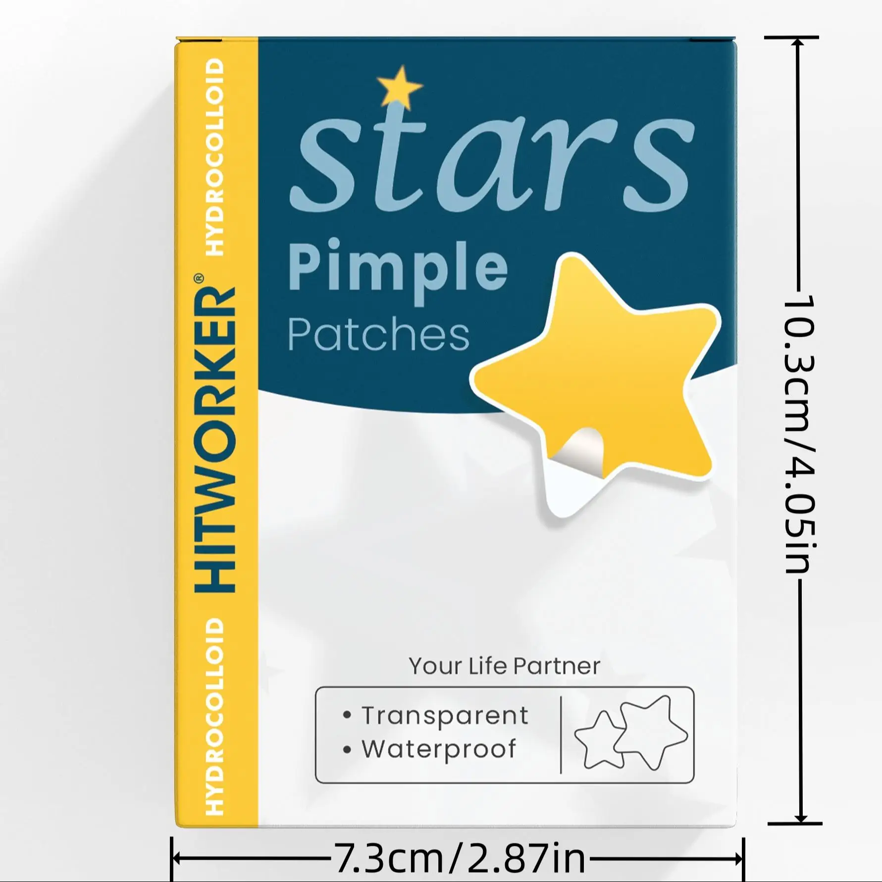 Star Acne Patches 240/480/720 Pieces, High-Quality Emergency Kit, Invisible Hydrogel Absorbs Pus Quickly, Reduces Swelling, Cute