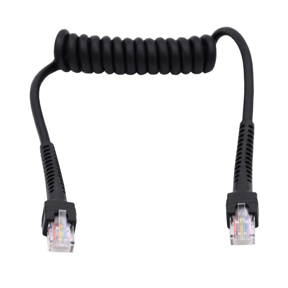 Chenyang Male to Male RJ45 Cat6 8P8C UTP Stretch Coiled Cable Lan Ethernet Network Patch Cord 100cm