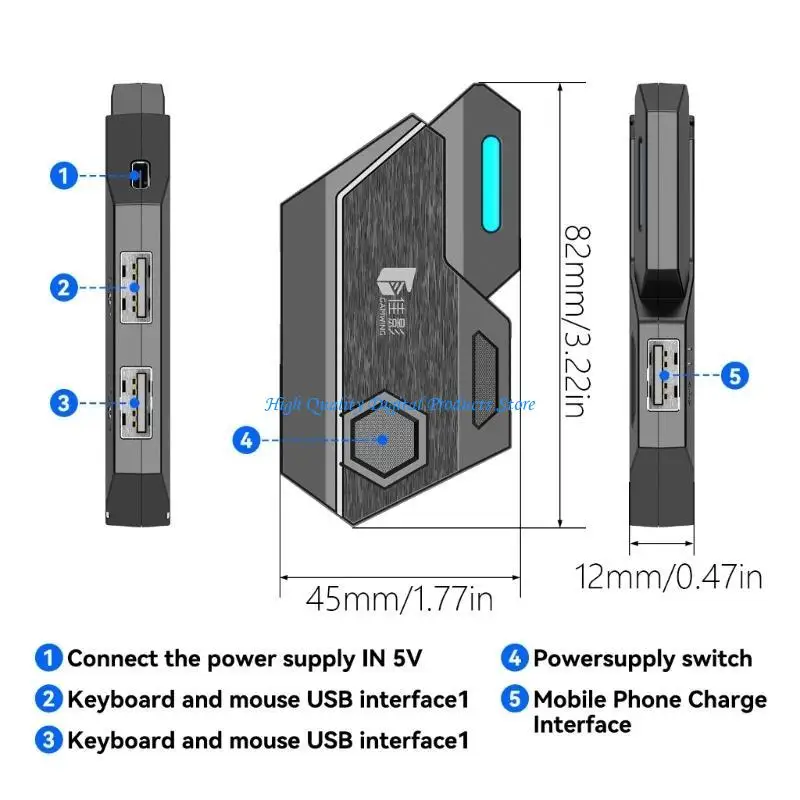 U2JE Mouse Cheelboard Adapter для подключения к мобильной игре, совместимое с