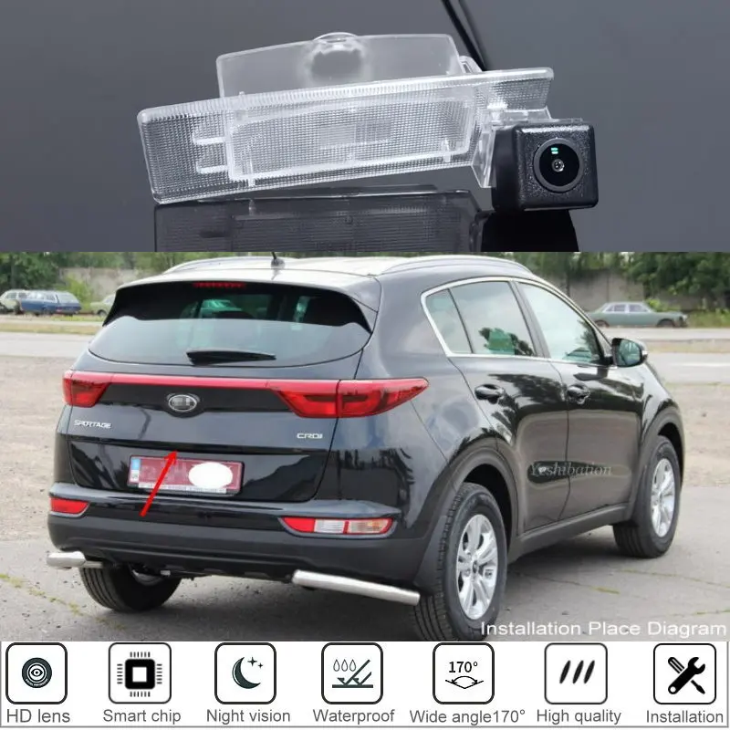 Car Rear View Reverse Backup Camera For KIA KX5 (QL) Sportage 4TH Stonic Optima Lotze Cadenza For Parking HD Night Vision