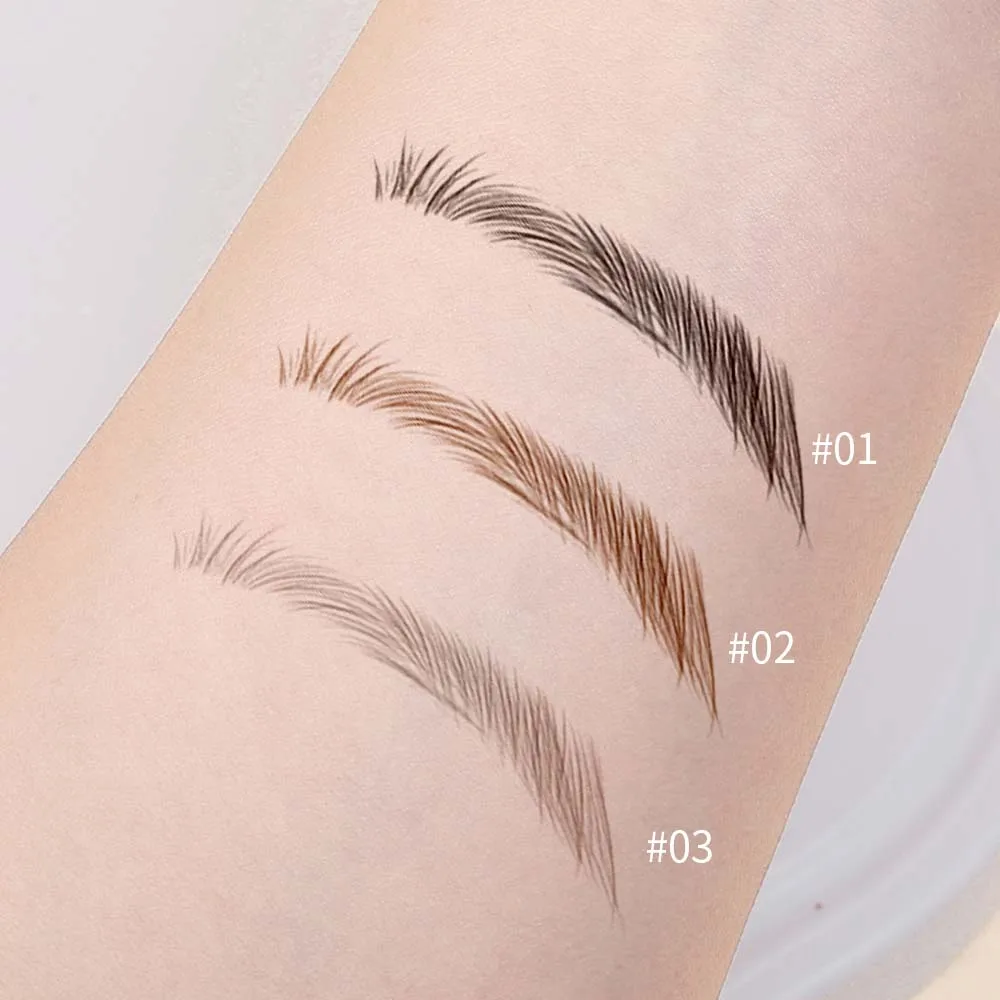 2Point Wild Eyebrow Pencil Long Lasting Easy To Grip Eyebrow Tattoo Waterproof Thin Liquid Lying Silkworm Brow Pen Korean Makeup