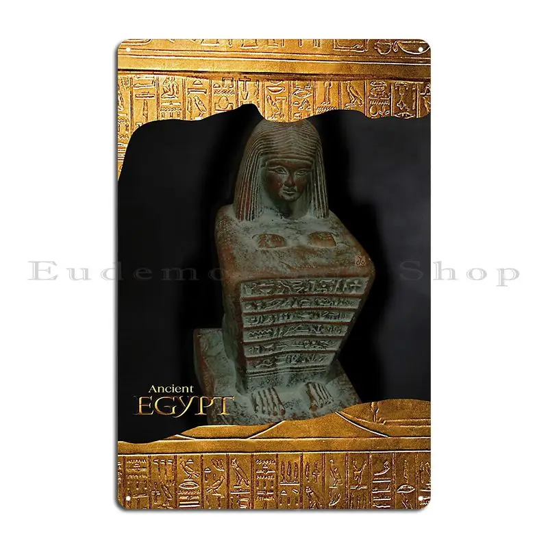 Senenmut The Architect Ancient Egypt Photo Metal Sign Poster Cinema Print Living Room Garage Garage Tin Sign Poster