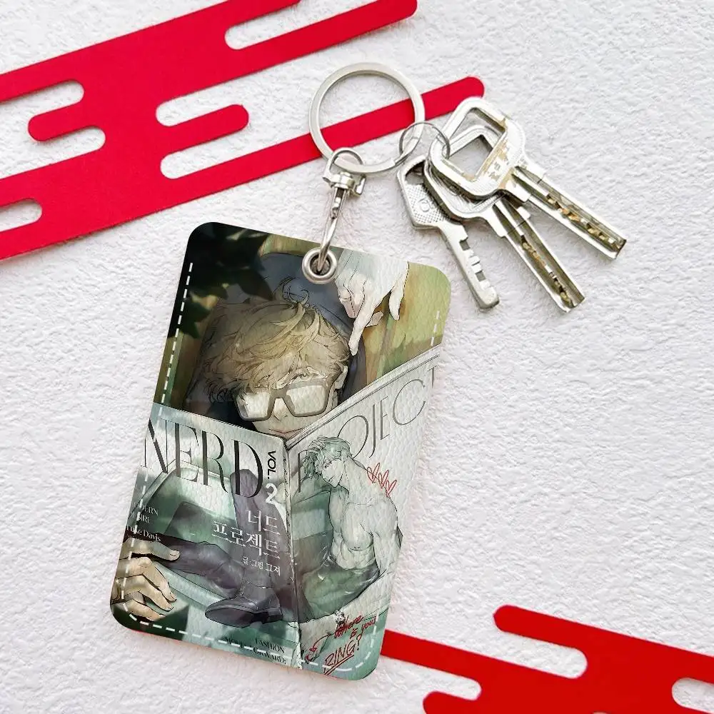 Nerd Project Bl Anime Access & Meal Card حامل المفاتيح الائتمان معرف البنك بطاقة واقية المفاتيح قلادة الموضة #4