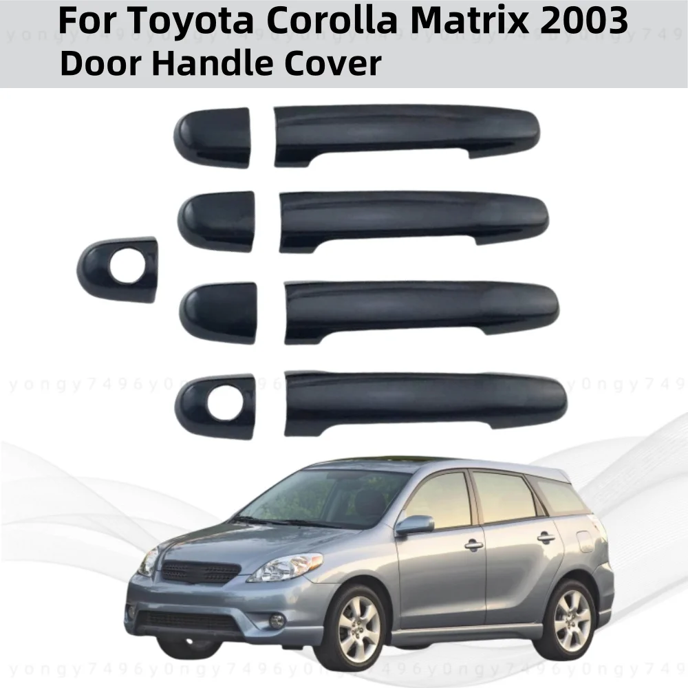 

Car Upgrade ABS Carbon Accessories Plated Door Handle Covers Trim Paste Style For Toyota Corolla Matrix 2003 2004 2005 2006 2008