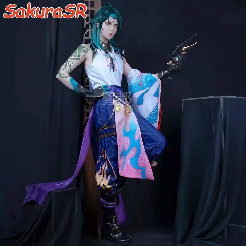 Xiao Cosplay Genshin Impact Cosplay Xiao Yaksha Costume Liyue Anemo Male Cosplay Xiao Costumes Outfits