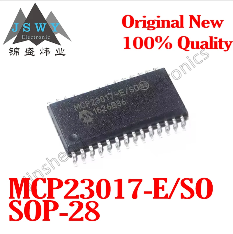(1/5PCS) MCP23017-E/SO MCP23017E SOP-28 package 16-bit I/O expander chip original spot for communication and network equipment