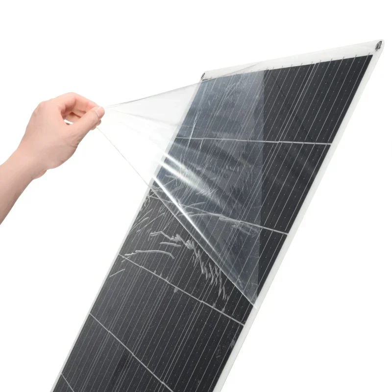 PET 300W（Pmax.） Solar Panel ETFE solar plates 100W/105W/110W/120W/150W for Car RV Phone Fan Power Bank Battery Emergency Charger - view 5