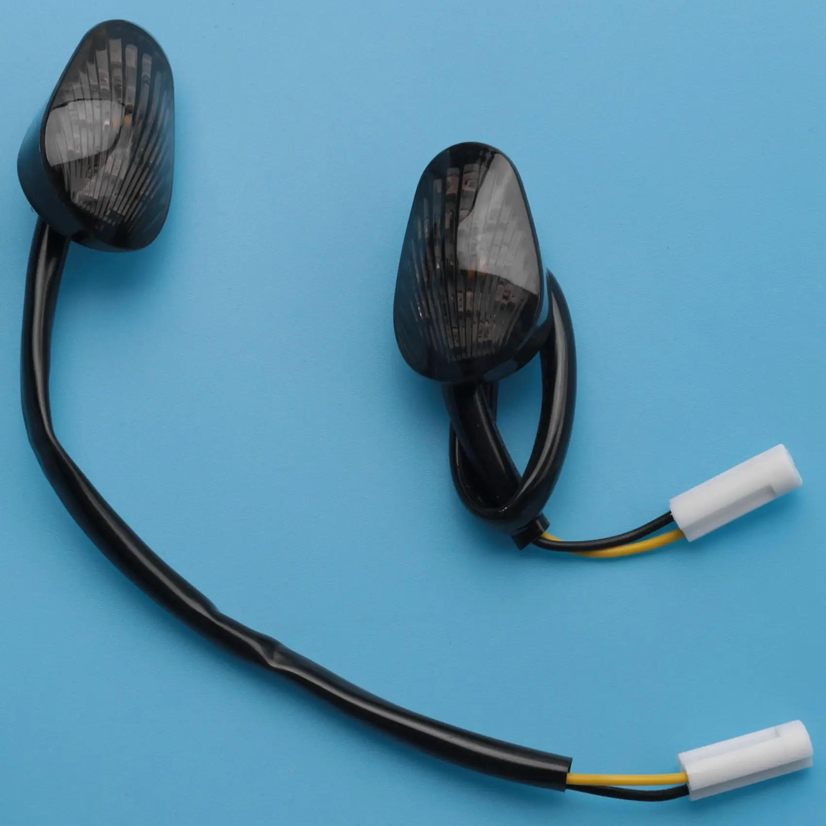 

AED2-2 PCS LED Turn Signal Indicator Light Lamp Flush Mount For Yamaha YZF R1 R3 R6 R6S FZ6 FZ1 FZ Fazer FZ6R FZ07 FZ8 FZ09 TMAX