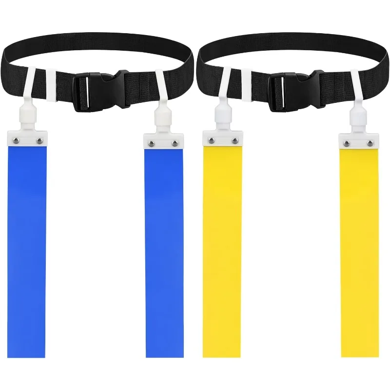 American Football Match Training Belt Adjustable Rugby Flag Tag Waist Strap Flag Adjustable Ribbon Professional Free Size Belt