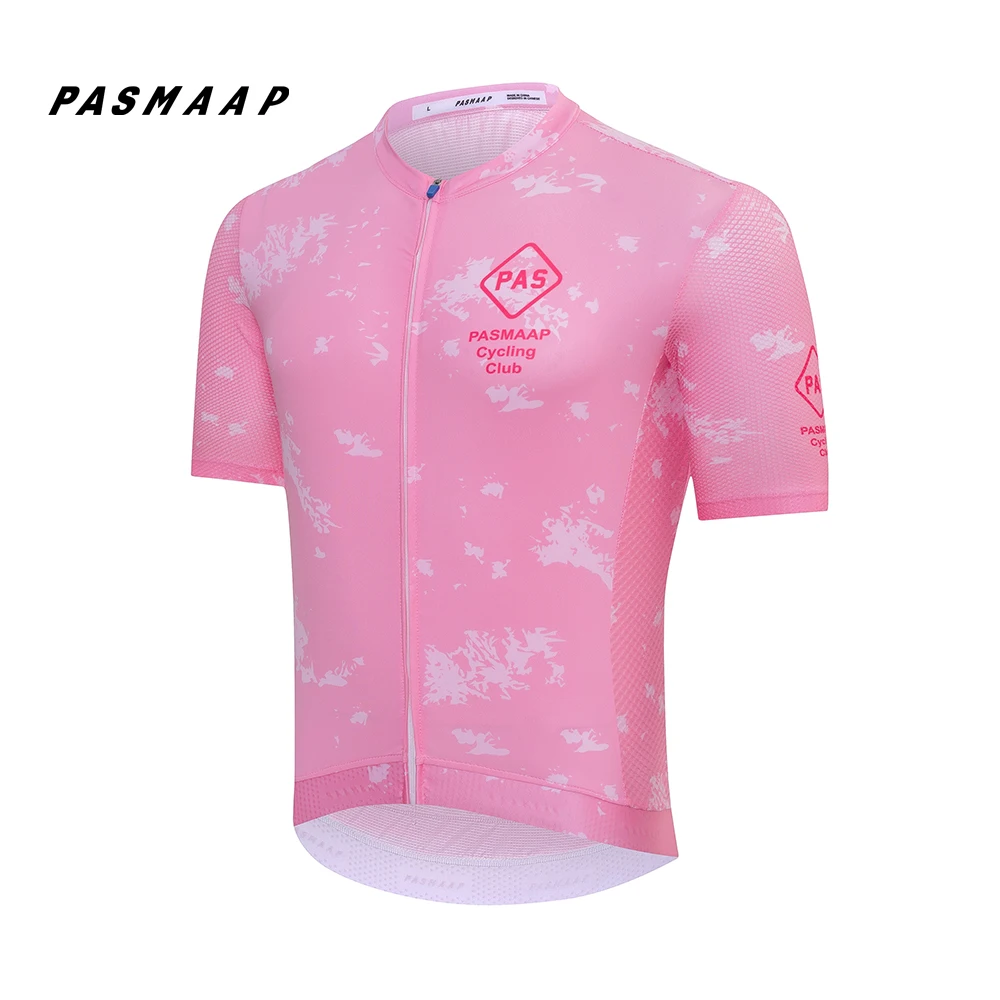 PASMAAP Midsummer Cycling Jersey MTB Road Bicycle Shirt High Quality Pro Team Short Sleeve Bike Clothes Maillot Ciclismo Hombre