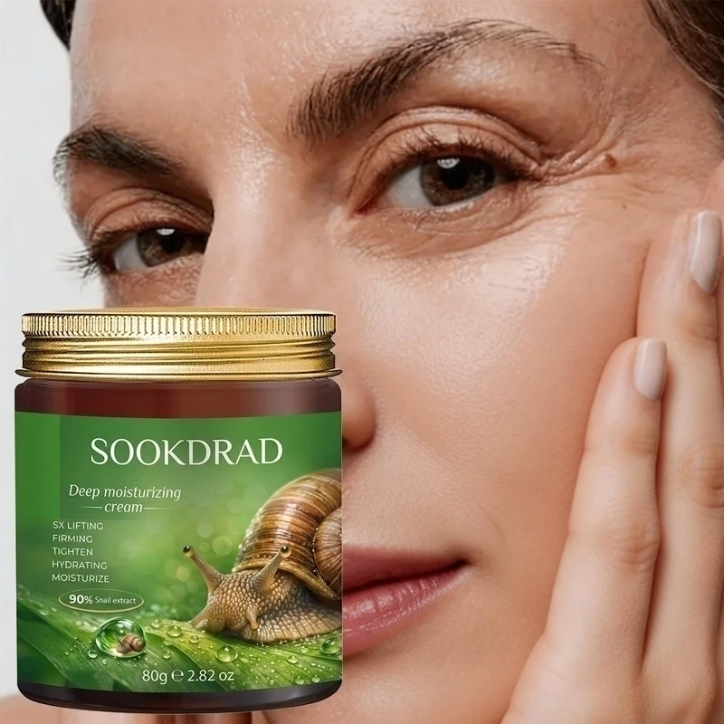 Snail Vibrant Daily Moisturizer,90% Snail Extract,Firm Hydrate,Unisex,80g/2.82oz