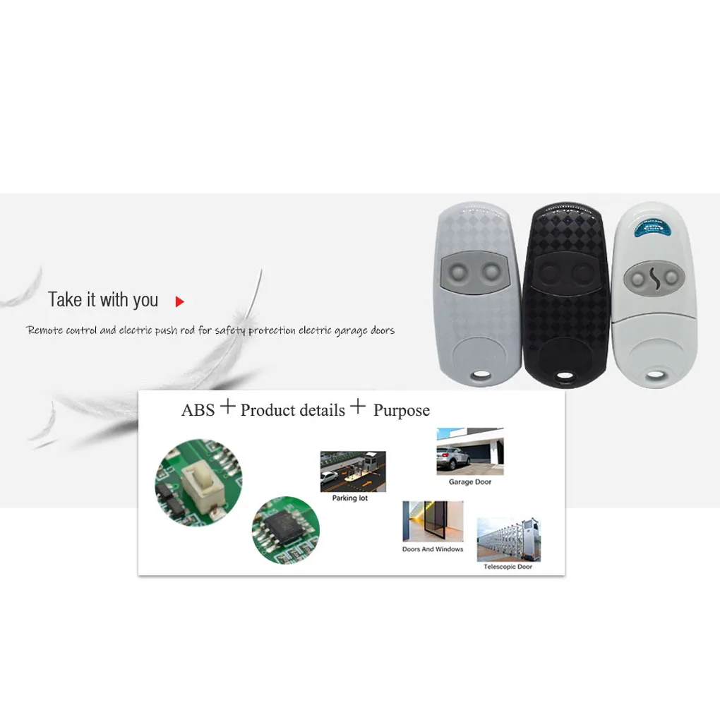 جاء أعلى 42FGN 44FGN 44RBN 44RGR D4REN 432EE 432EV 432NA 434EE 434EV 434NA 433.92MHz المتداول فتحت باب المرآب