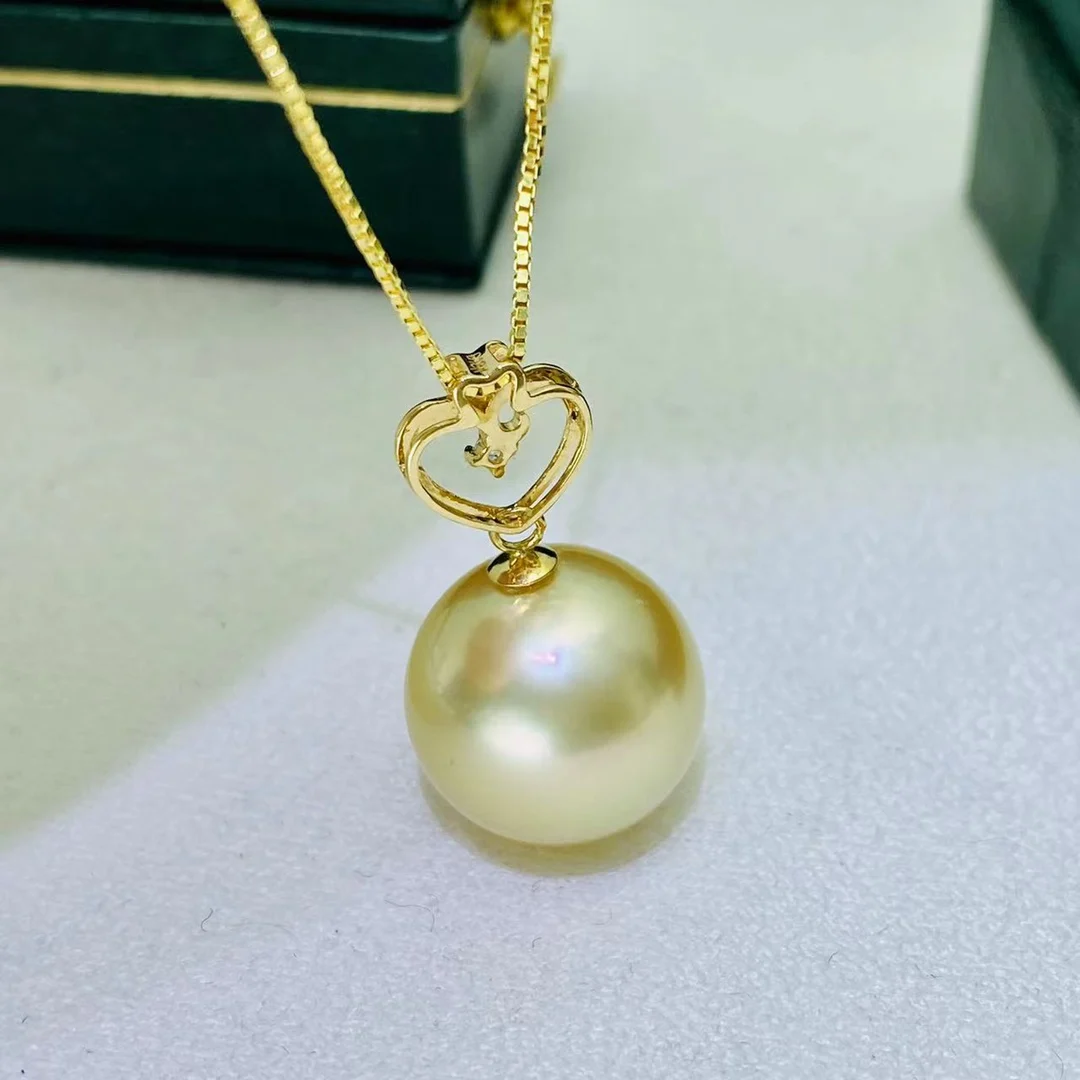 

JY2023 DIY 18K Pearls Pendants Bases Pedestals Necklaces for Women Not Include Pearls