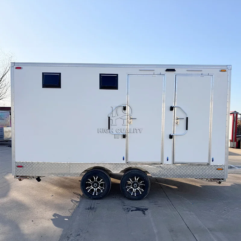 Premium Luxury Mobile Toilet Trailer Portable Restroom Trailer for Weddings Corporate Functions and Public Events
