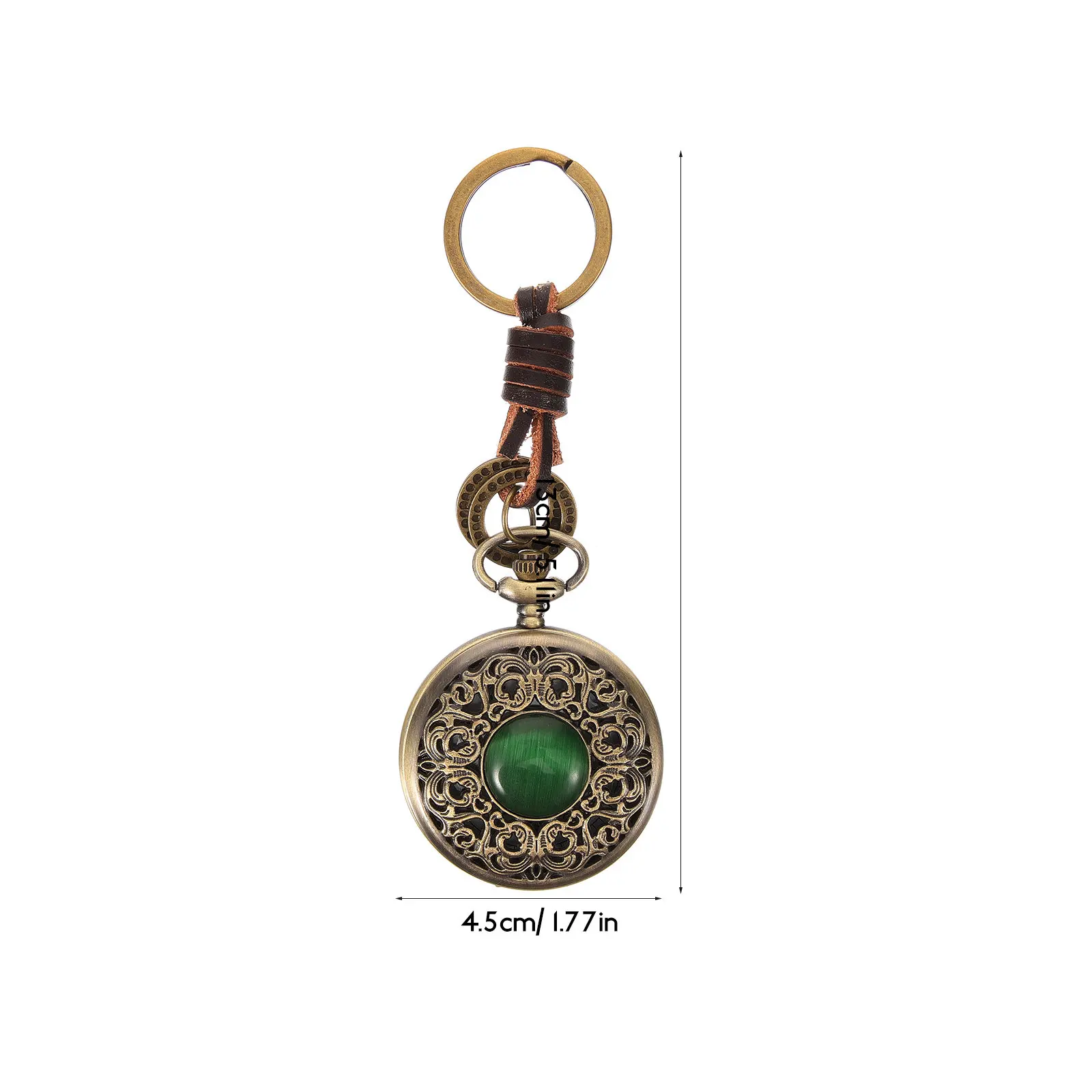 Watch Vintage Style Retro Design Sturdy Lightweight Metal Pocket Watch for All Ages Unisex Decorative Pendant