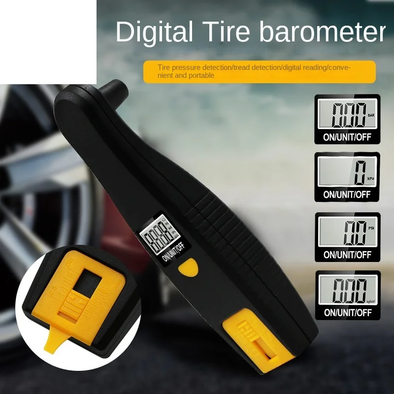 

20PCS Digital Display Tire Pressure Gauge Automobile Tire Pressure Tread Detection Digital Display Tread Gauge