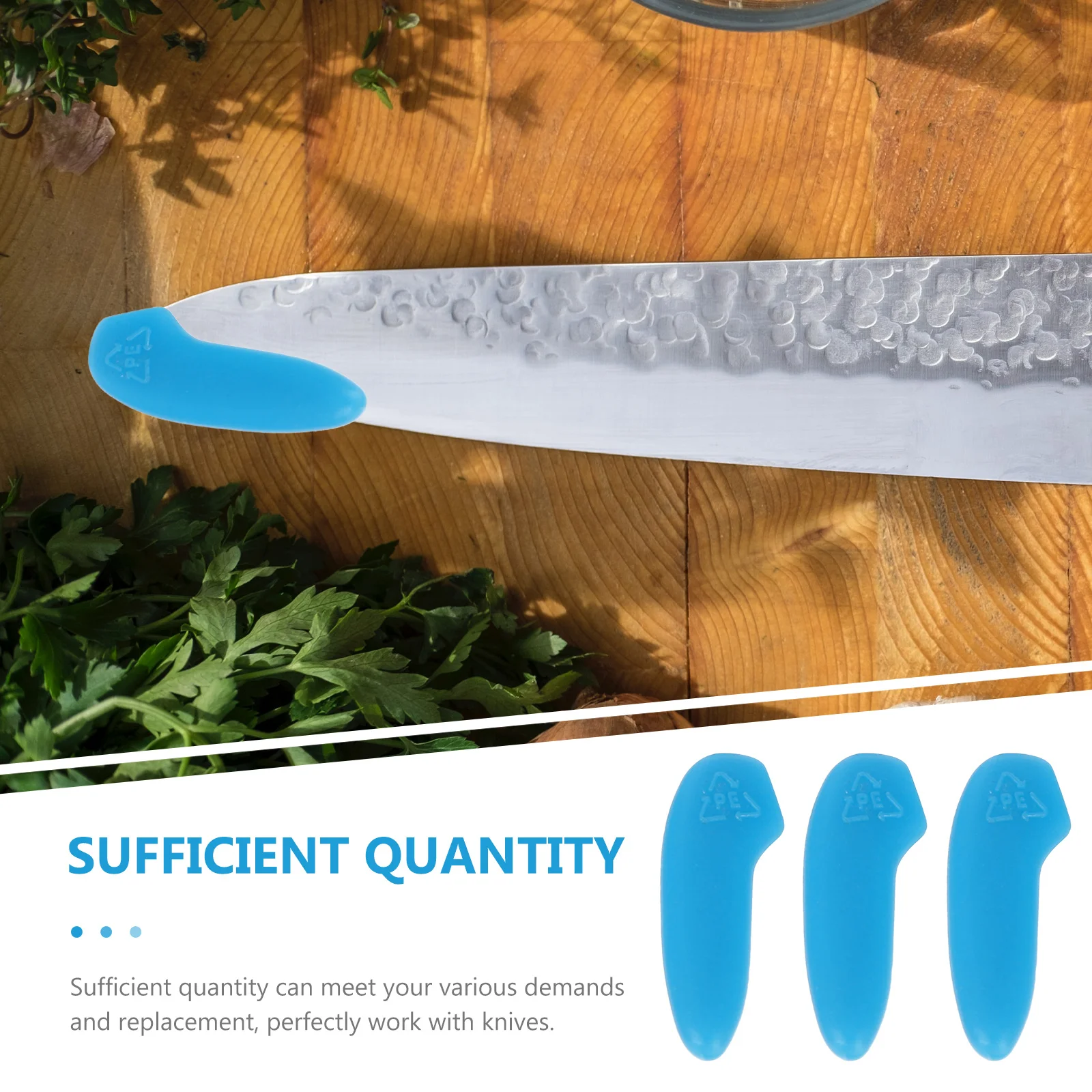 Juego de fundas protectoras para cuchillos, tapas de plástico para portaherramientas y almacenamiento de cajones, cubiertas de punta, protectores de punta, 50 Uds.