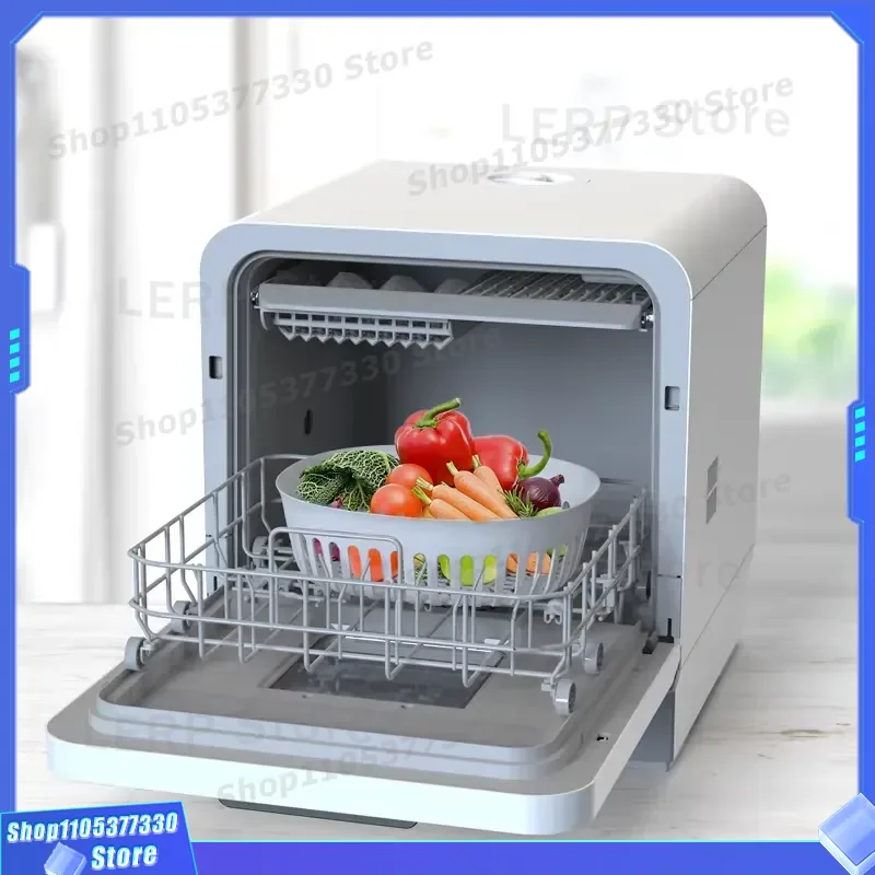 Smart Portable Mini Dishwasher Countertop with 5L Built-in Water Tank UV Ozone Multi Function Dishwasher