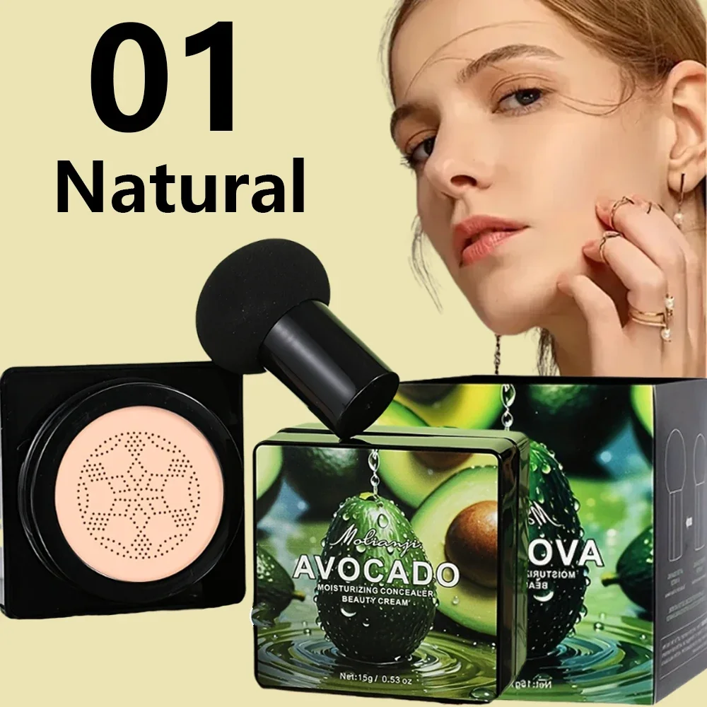 Testa a fungo Cuscino d'aria CC Cream Fondotinta Trucco Idratante BB Cream Trucco viso Fondotinta liquido Correttore a copertura totale