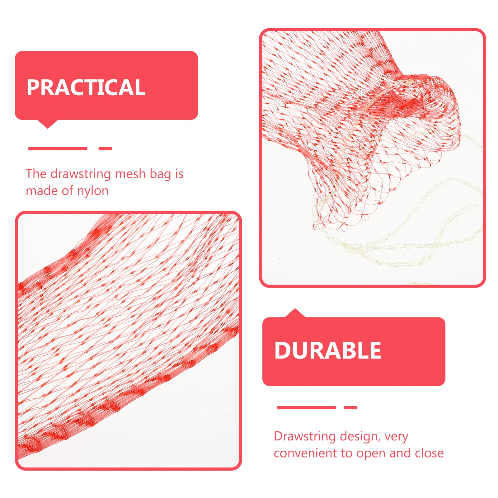 

200 Pcs Fruit Net Hanging Bag Bags Fruitful Vegetable and Storage Watermelon Mesh Nylon Produce Reusable Shopping