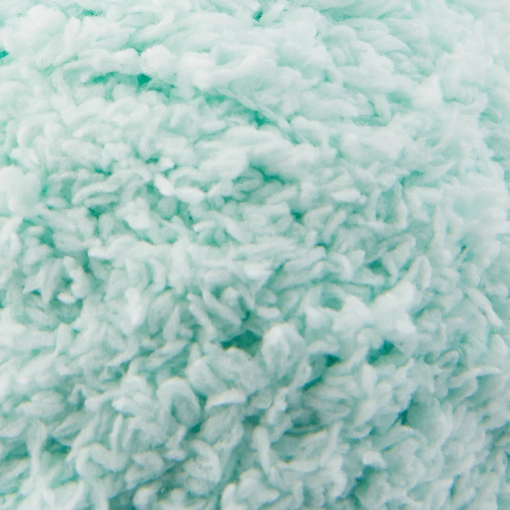 Feder-Fransengarn, Opalongrün, 251 Yards, 100 % Polyester, leichtes Strickgarn, 3er-Pack, Decken, Schals, Hüte, Pullover