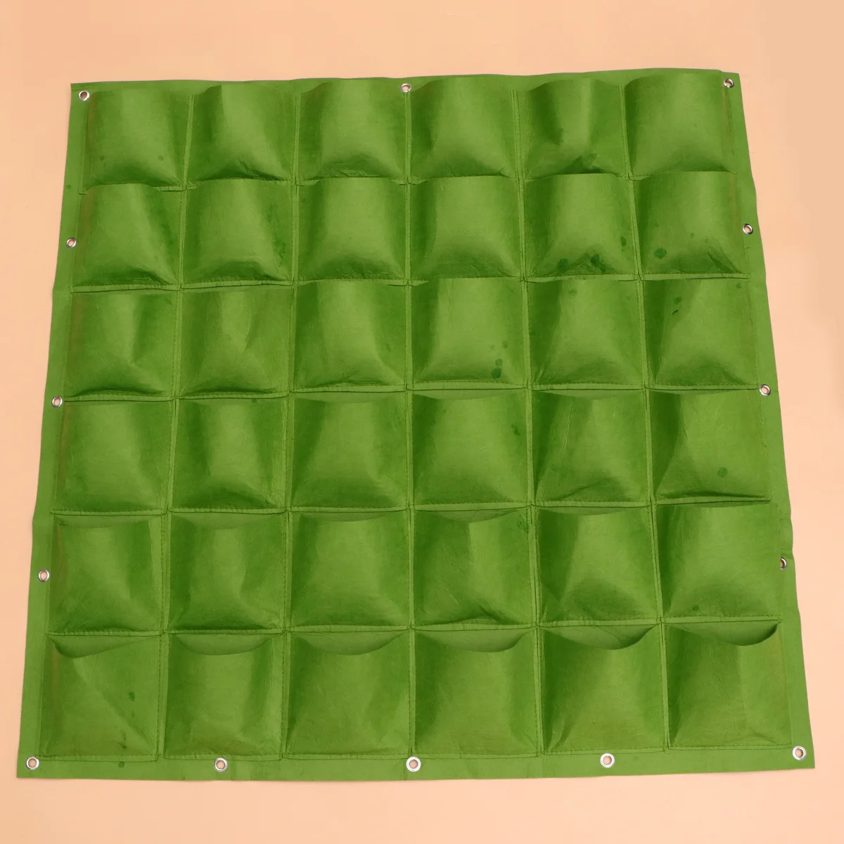 حقيبة زراعة اللباد 1 متر × 1 متر حقيبة زراعة عمودية معلقة على الحائط الأخضر لزراعة الأعشاب في الحديقة الداخلية والخارجية مع 36 جيوب #2