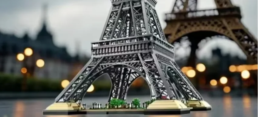The Magnificent Eiffel Tower Building Toy Model in Paris, France Is Suitable for Home Decoration and Adult Toy Gifts