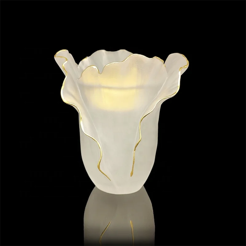 Crystal Crafts, Crystal Incense Burners, Incense Burners, Glass Vases with Gold Thread