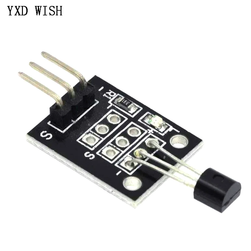 10-30pcs KY-001 3 Pin DS18B20 Temperature Measurement Sensor Module For Arduino KY001 Temperature Sensors DIY Kits