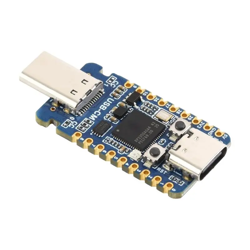 RP2350 USB C Mini Development Board With Dual-Core RISC-V 150Mhz Processor Featuring PIO-USB Type-C Male Port