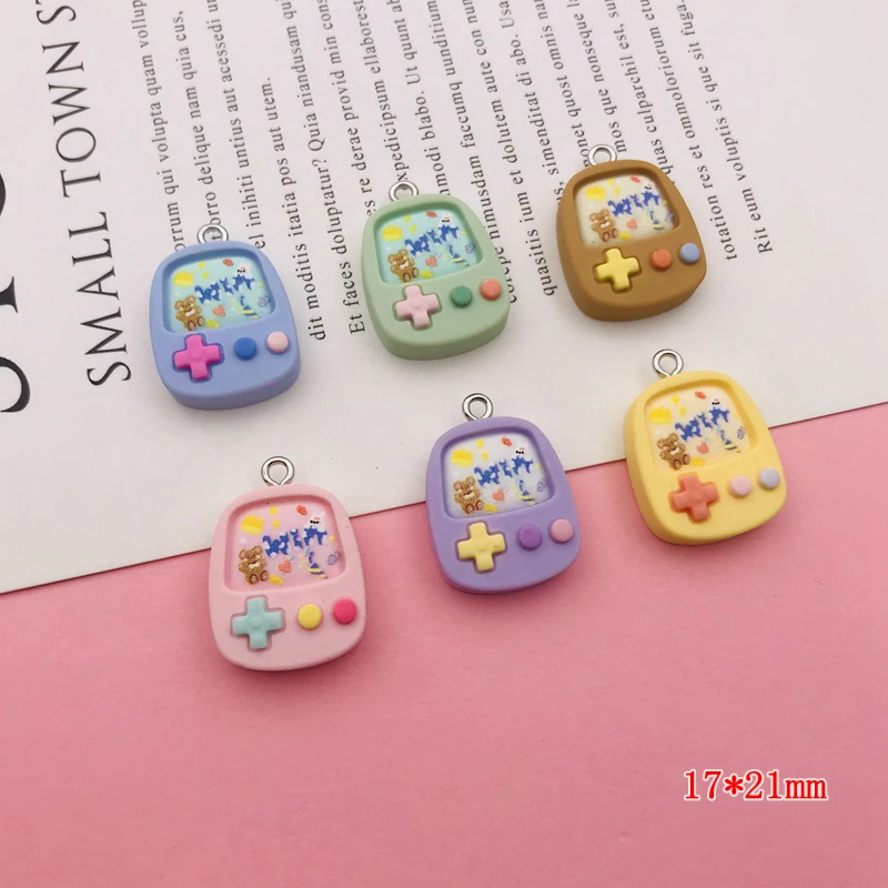 10 قطعة الراتنج فلاتباك الساخن بيع جديد أذرع التحكم في ألعاب الفيديو حلية قلادة لسلسلة المفاتيح ، القرط ، سكرابوكينغ ، صناعة يدوية ، قلادة