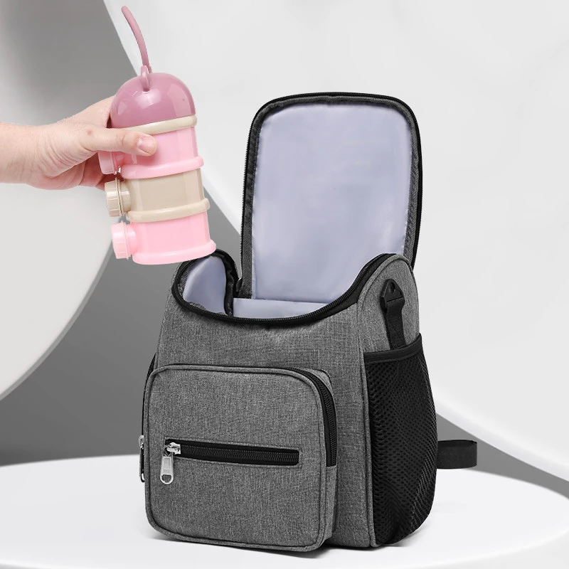 Borsa per pannolini materna e per bambini borsa per auto multifunzionale borsa a tracolla per esterni da donna borsa per passeggino per bambini alla moda