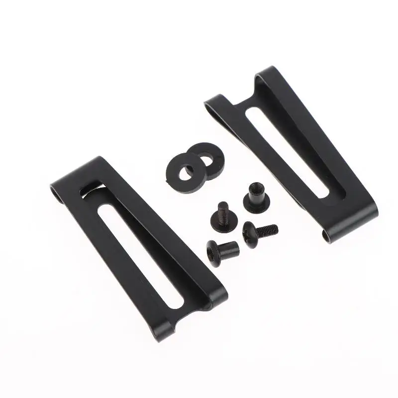 1PC K Sheath Waist Clip Stainless Steel Scabbard Back Clip Universal Kydex Carrying Belt Knife Sheath Accessories
