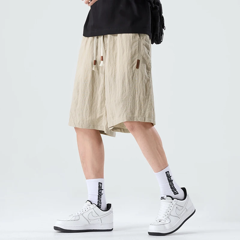 Lyocell Linen Shorts Men's Summer Ultra-thin Breathable Loose Comfortable Short Pants Bermuda Beach Vacation Casual Shorts
