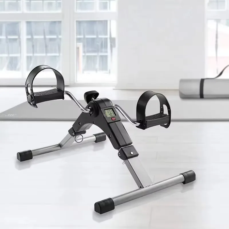 Folding Mini Pedal Bike Exerciser For Rehabilitation Arm Leg Cycling Exerciser For Home Office Under Desk