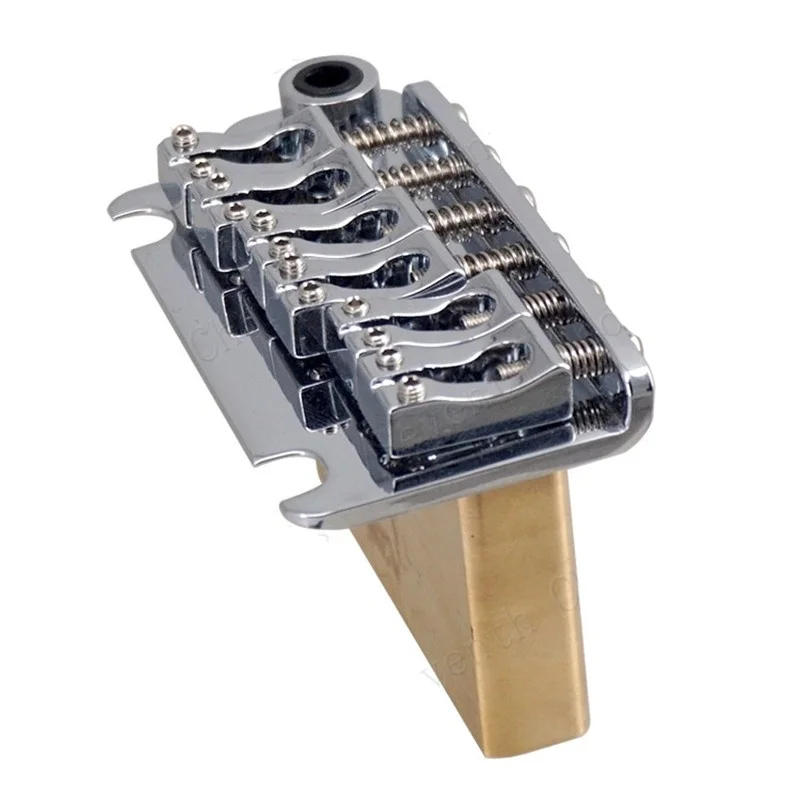 Ein Satz E-Gitarren-Doppel-Rockerbrücken-Vibrato-System mit Zugbandplatte und geradem Einsteckgriff – Musikinstrumententeil – Detail 5