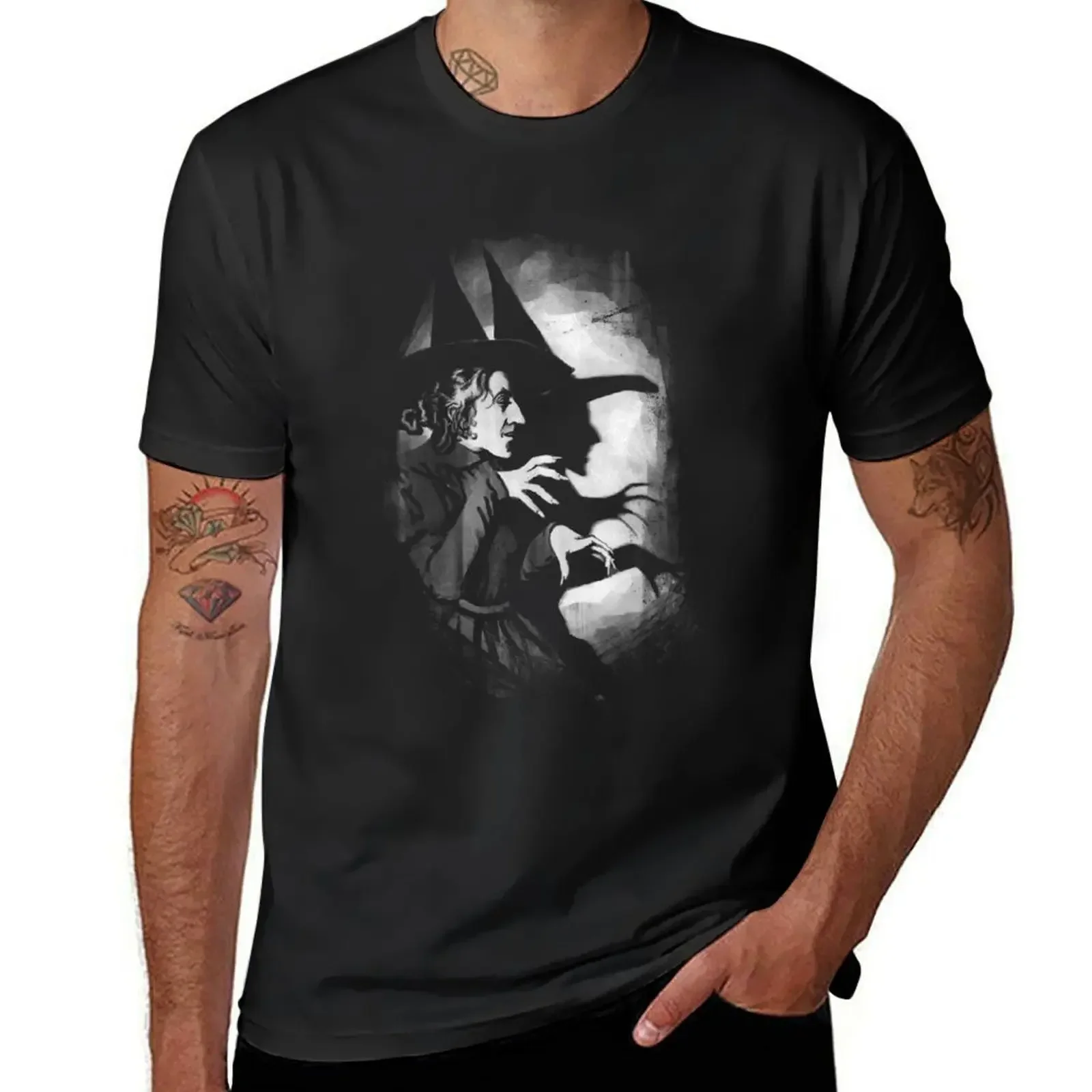 Wicked Witch T-Shirt sweat blacks slim fit t shirts for men