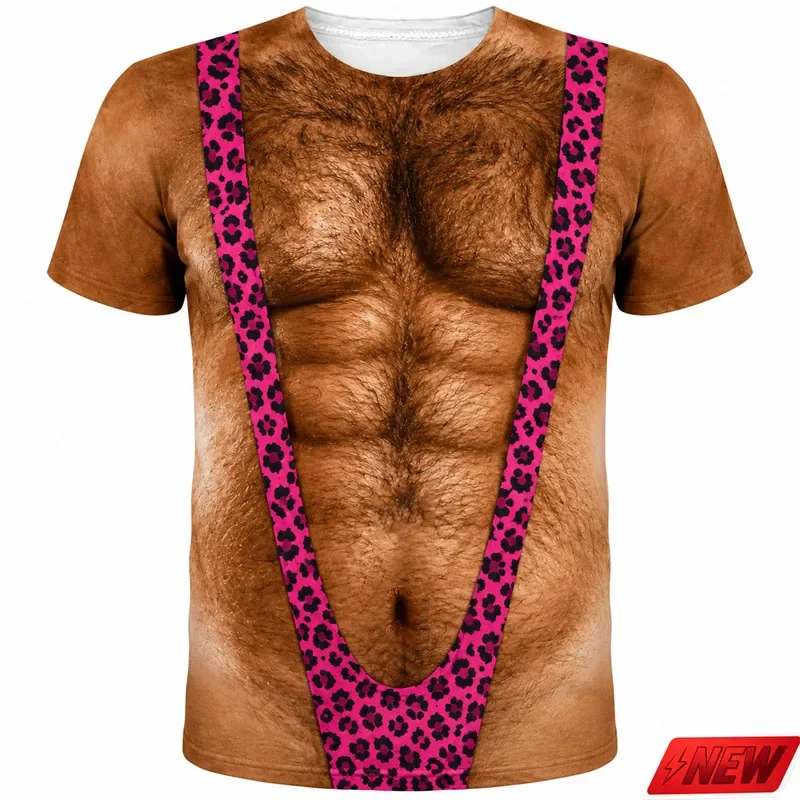 Men's Fun, Realistic 3D Design Featuring A Hairy 
