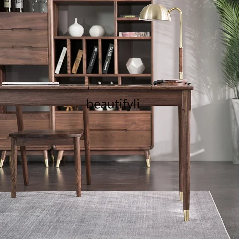 2003 Solid Wood Home Computer Desk Study Desk Simple Modern Desk