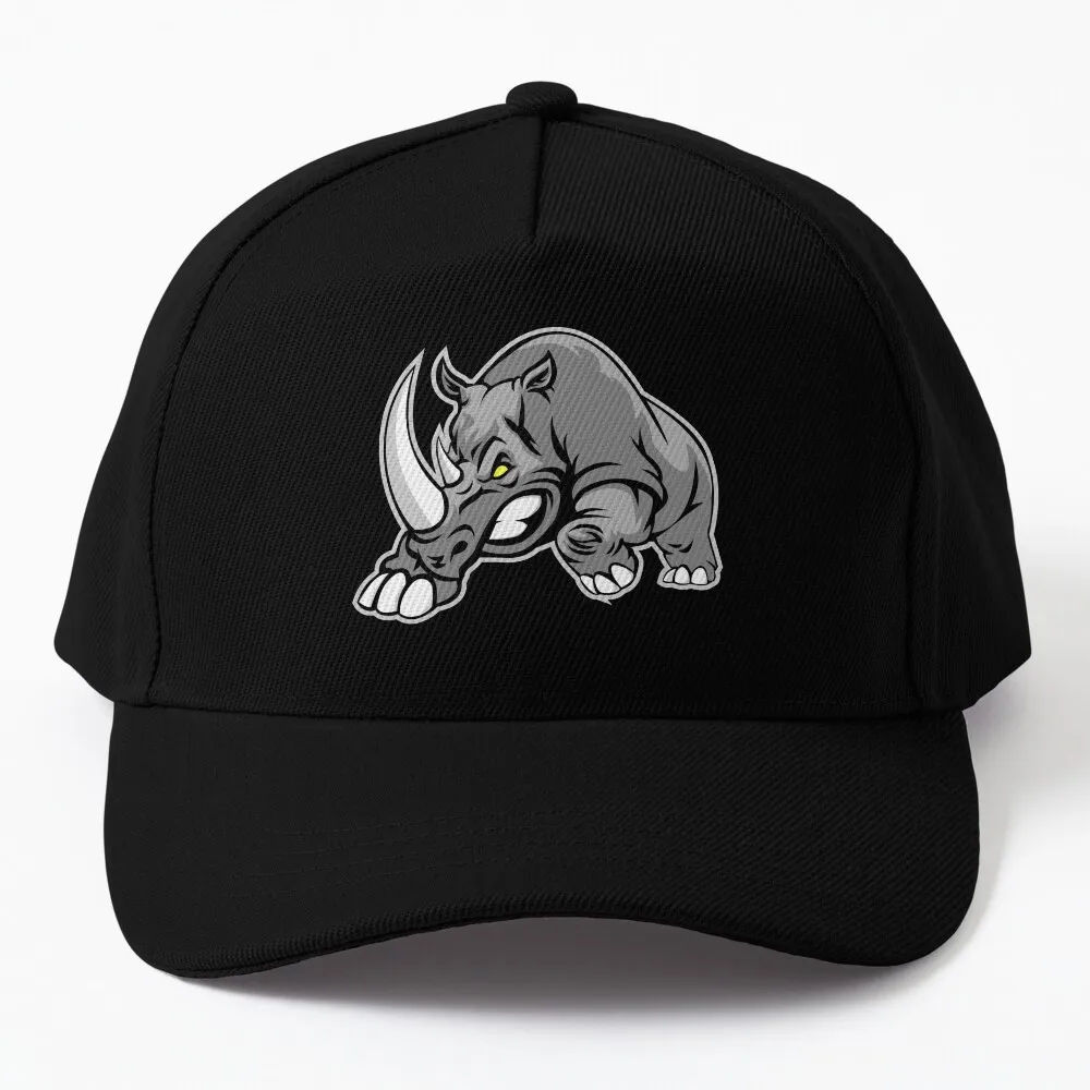 

Charging Rhino Baseball Cap Horse Hat boonie hats cute Hat For Man Women'S