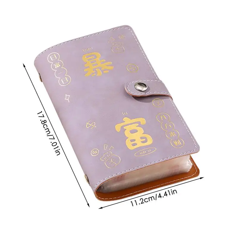 Книга для экономии наличных, 2025 год, большая емкость, планировщик бюджета расходов, 50 листов, несколько отделений, книга финансового управления для наличных денег