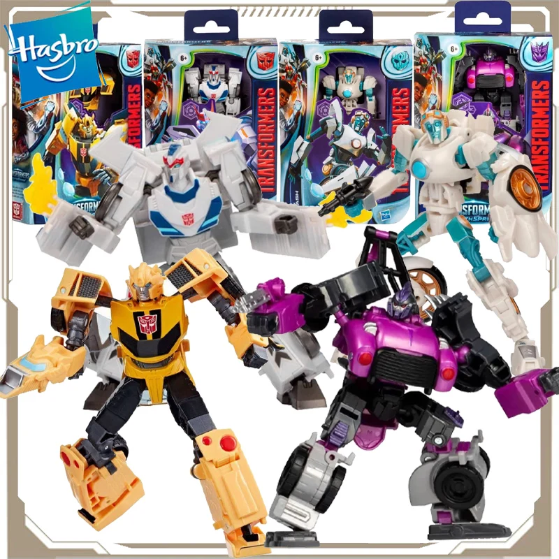 Hasbro Original Transformers Anime Figure Earth Fire Bumblebee Optimus Prime Action Figure Giocattoli per Ragazzi Ragazze Regalo per Bambini