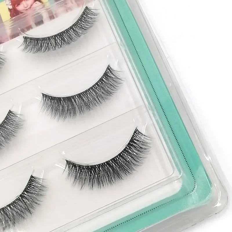 3Pairs/set 3D Layering Simulation Multi-layer False Eyelashes Natural Thick False Eyelashes Eye Makeup Tools