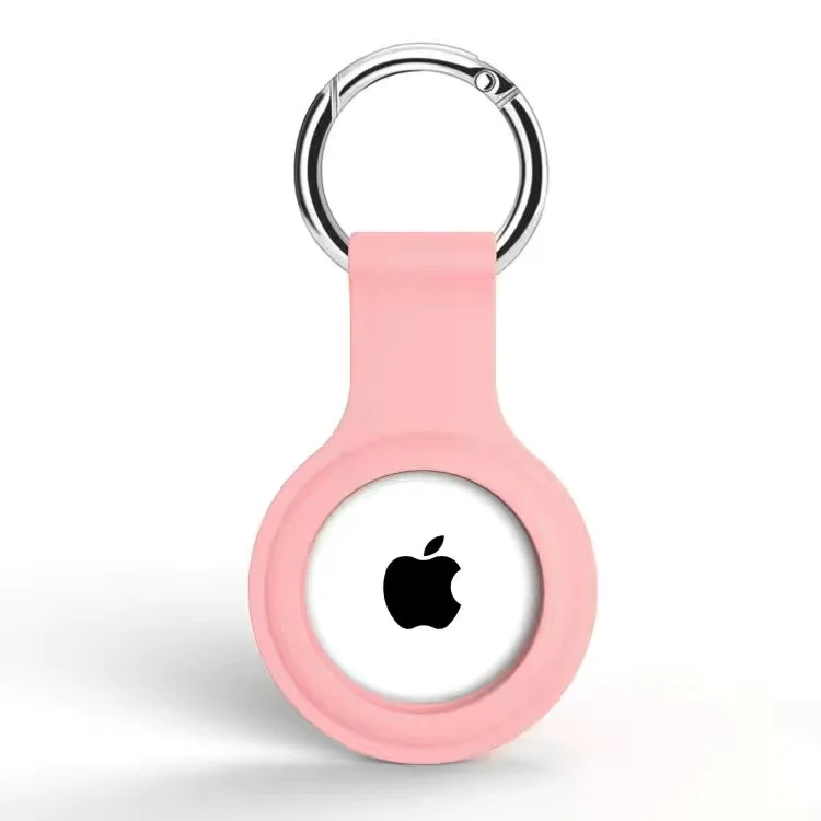 Hülle für Apple Airtags, Schutzhülle aus Flüssigsilikon, Tracker-Zubehör, kratzfeste Hülle mit Schlüsselanhänger, Air Tag Case