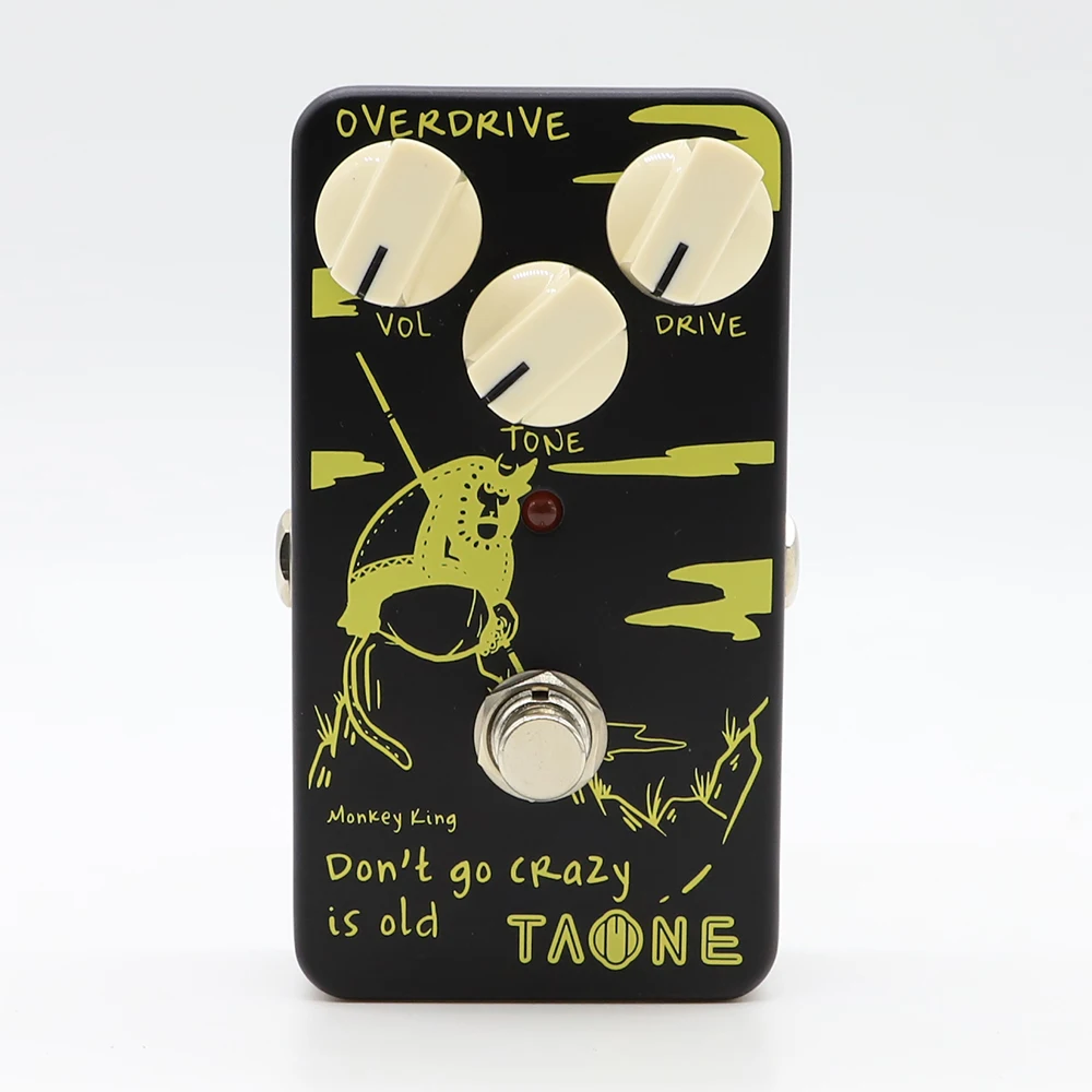 MOEN Taone Electric Guitar Pedal OVERDRIVE Volume Drive Tone Control Output Input Jack  3PDT True Bypass DC 9V Power Supply