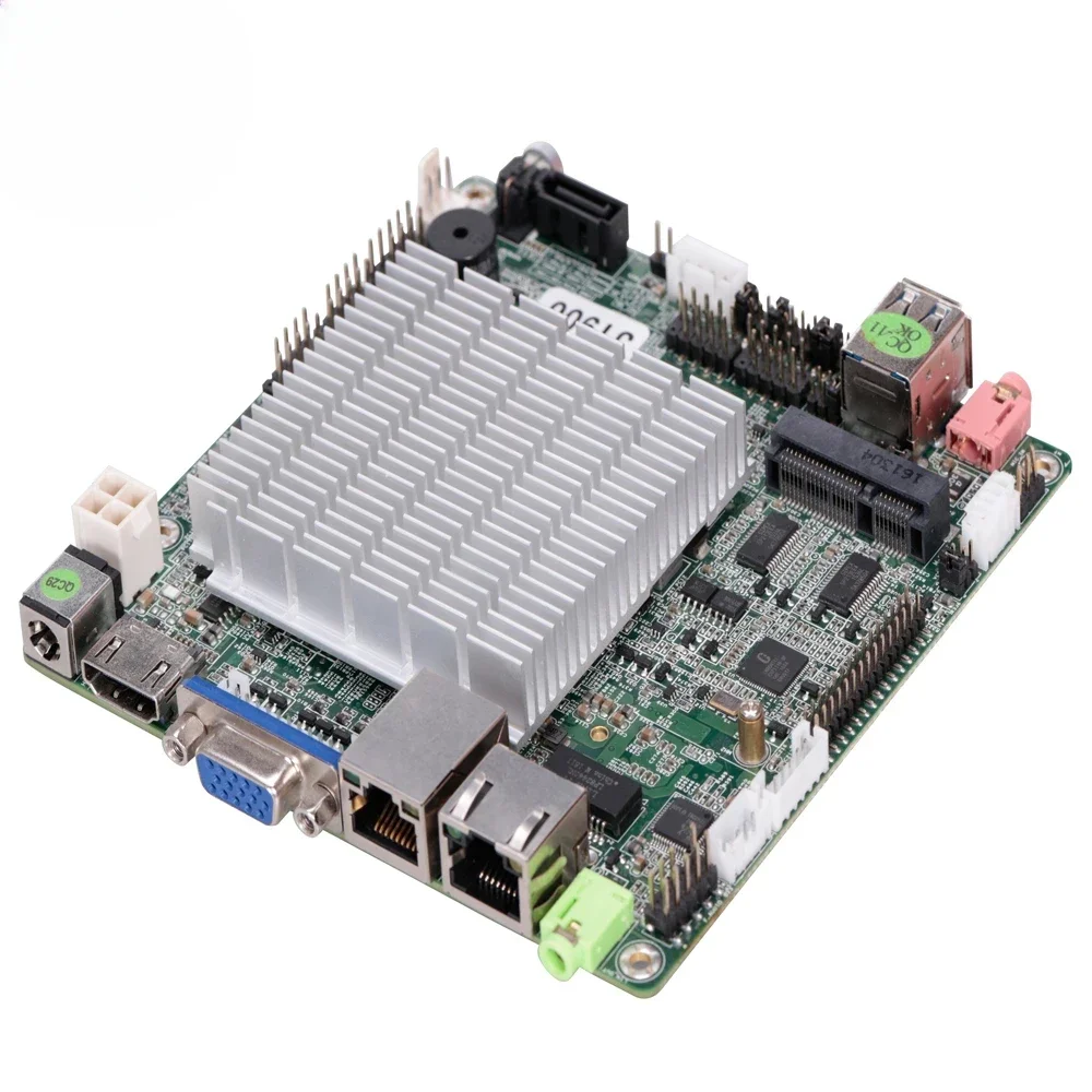 Hot Sale ELSKY NANO-ITX Motherboard 120*120mm J1800 J1900 Fanless Embedded Mini Board With RJ45 LAN port And 2 RS232 COM